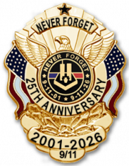 9/11 Remembrance Collection Badge S503_911