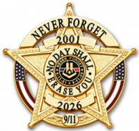 9/11 Remembrance Collection Badge