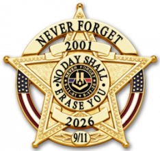 9/11 Remembrance Collection Badge