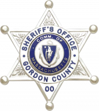 Six Point Star Ball Tipped Badge S538