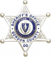 Six Point Star Ball Tipped Badge S538