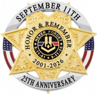 9/11 Remembrance Collection Badge