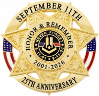 9/11 Remembrance Collection Badge