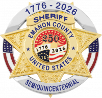 Seven Point Star Flag Draped Badge S-680US_P103_C1039