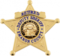 Five Point Star Ball Tipped badge S696A