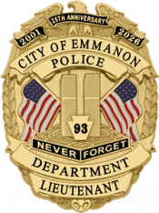 9/11 25th Anniversary Commemorative Badge