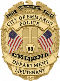 9/11 25th Anniversary Commemorative Badge