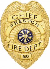 Eagle Topped Badge Style # S-91-B