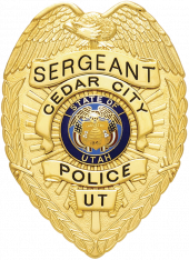 Eagle Topped Badge Style # S-91-D