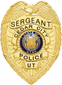 Eagle Topped Badge Style # S-91-D