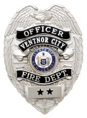 Eagle Topped Badge w/reversed panels S-91-R