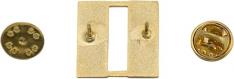 3/4" Captain Bars Insignia Embossed (Textured) W11