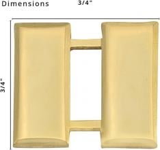 3/4" Captain Bars Insignia W13