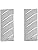 1" Lieutenant Bars Insignia Embossed (Textured) W15