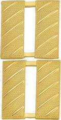 1-1/8" Captain Bars Insignia Embossed (Textured) W16
