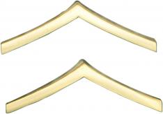 1/2" Private Single Chevron Insignia W22