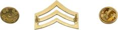 3/4" x 1" Sergeant Chevron Insignia W28
