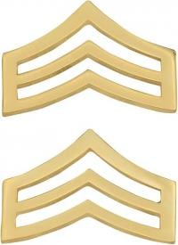 7/8" Sergeant Chevron Insignia W29