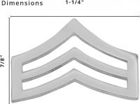 7/8" Sergeant Chevron Insignia W29