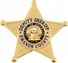 Five Point Star Ball Tipped badge S696