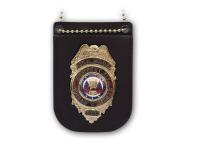 Recessed Badge Holder with Clip & Chain Style 721