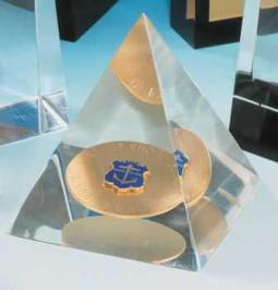 Acrylic Lucite Embedment Pyramid Style 724