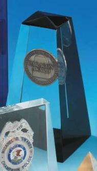 Acrylic Lucite Embedment Obelisk Style 730