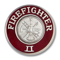 Firefighter II collar insignia 7714