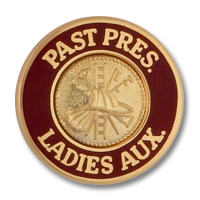 Past Pres. Ladies Aux. collar insignia 7908
