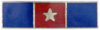 3 Panel Commendation Bar w/single star 8328