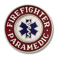 Firefighter Paramedic collar insignia 9765