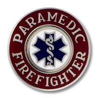 Paramedic Firefighter collar insignia 9964