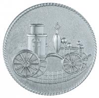 Large Cap Badge with Old Steamer A-68614