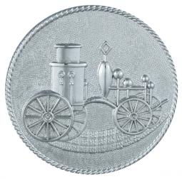 Large Cap Badge with Old Steamer A-68614