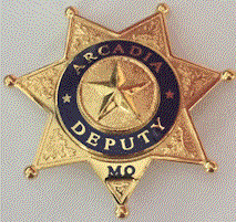 Deputy badge from Arcadia TV Series