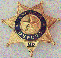 Deputy badge from Arcadia TV Series