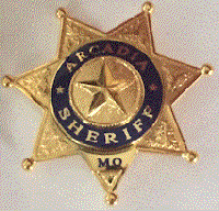 Sheriff badge from Arcadia TV Series