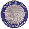 State of Arkansas Blue Border Insignia