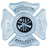 Maltese Cross Badge by Hook-Fast Specialties, Inc<br>1 1/4" high x 1 5/16" wide