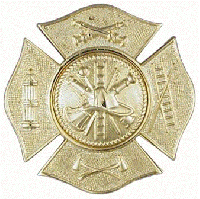 Maltese Cross Badge by Hook-Fast Specialties, Inc.<br>1 1/4" wide x 1 1/4" high
