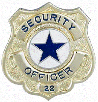 Shield Badge without Eagle by Hook-Fast Specialties, Inc.<br>1 3/16" high x 1 3/16" wide