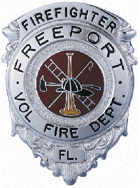 Badge without Eagle by Hook-Fast Specialties, Inc.<br>1 13/16" wide x 2 1/2" high