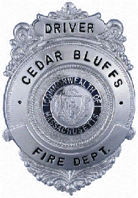 Badge without Eagle<br>3" high x 2 1/2" wide