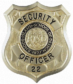 Shield Badge with Eagle<br>2 1/4" high x 1 15/16" wide