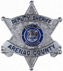 Six Point Ball Tipped Star Badge Style Number B6812 <br>2 1/8" high x 1 7/8" wide