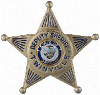 Five Point Ball Tipped Star Badge B8911