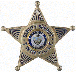 Five Point Ball Tipped Star Badge B8911