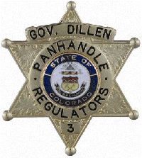 Six Point Ball Tipped Star Badge Style # B8921 by Hook-Fast Specialties <br>2 11/16" h x 2 3/8" w