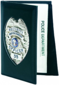 Outside Badge Mount Double ID Badge Case - Dress