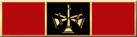 Assistant Chief 3 crossed fire horns Commendation Bar